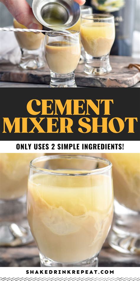 Cement Mixer Shot - Shake Drink Repeat