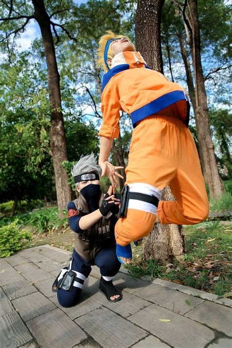 Kakashi Sensei and Naruto Uzumaki || Cosplay | Naruto cosplay, Cosplay ...