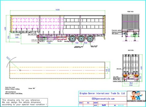 900gsm Curtainsider Trailers