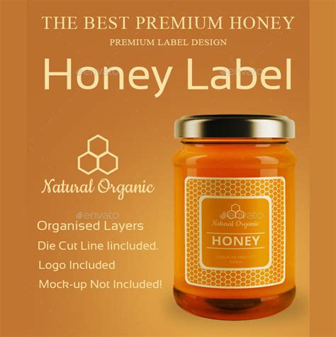 Honey Label Template