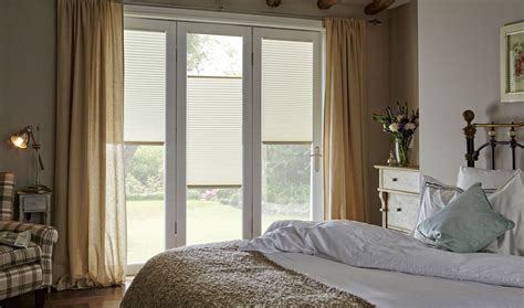 Pleated bedroom blinds from Style Studio. Neutral window blinds. Best blinds for summer. Bedroom ...