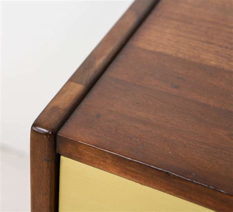 Pair of Solid Walnut Nightstands at 1stdibs