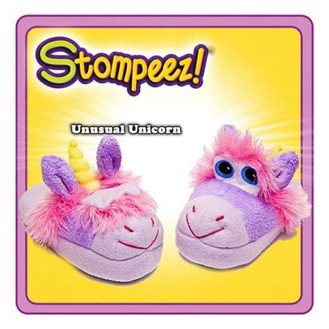 Stompeez! Slippers Unicorn Small Size 9-11 - Walmart.com