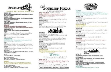 Menu of Vick's Gourmet Pizza in Reynoldsburg, OH 43068