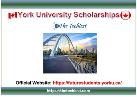 York University Scholarships | Fully Funded | Canada - TheTechiest