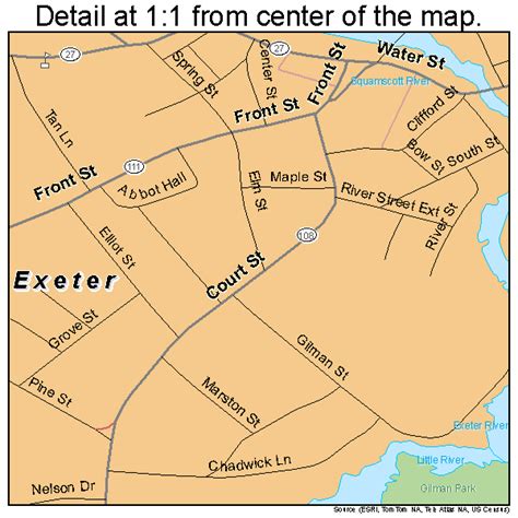 Exeter New Hampshire Street Map 3325300