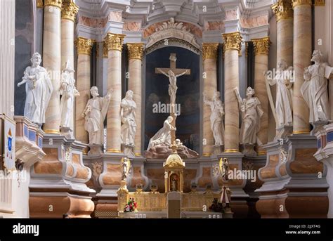 Kaunas Cathedral Basilica interior, a catholic cathedral basilica ...