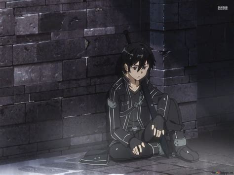 Sword Art Online - Kirito,Sad HD wallpaper download