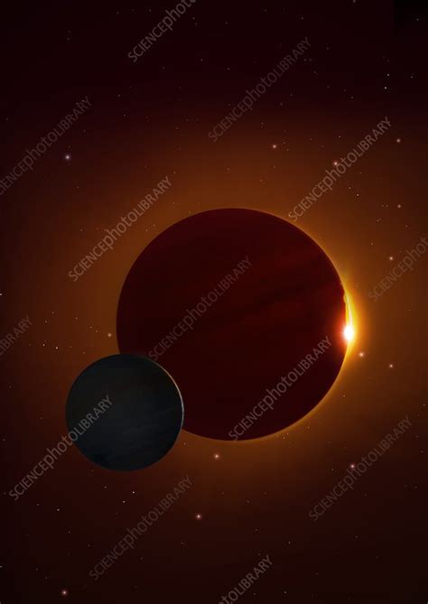 Kepler 1625b Exomoon, illustration - Stock Image - F022/8888 - Science ...