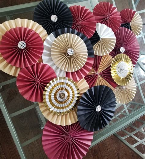 diy paper fans for backdrop | How to make paper fans, Paper fans, Fan decorations backdrop