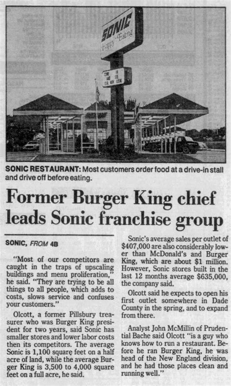 Sonic Burger Locations