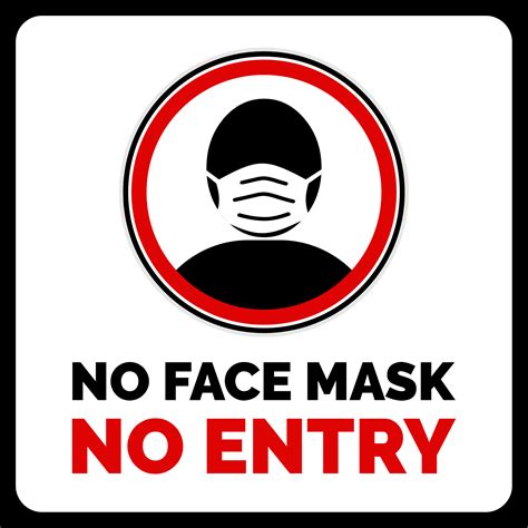 Printable No Face Mask No Entry Sign Free Printable S - vrogue.co