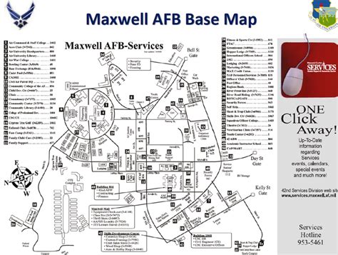 Maxwell Afb Base Map - World Map Wall Sticker