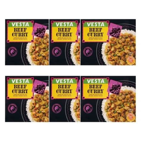 Vesta Beef Curry & Rice Meal Instant Ready Meal 215g (3,6,12) | eBay