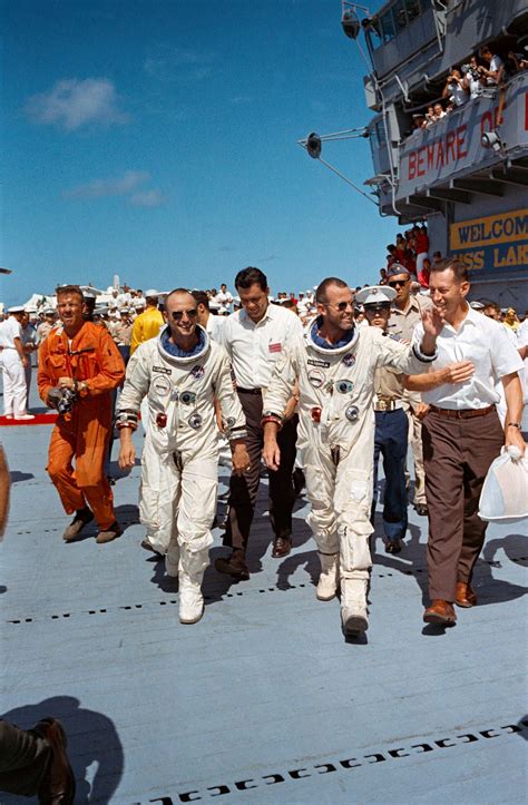 Nasa daily picture for August 29: Aug. 29 1965 - Gemini V Crew Returns ...