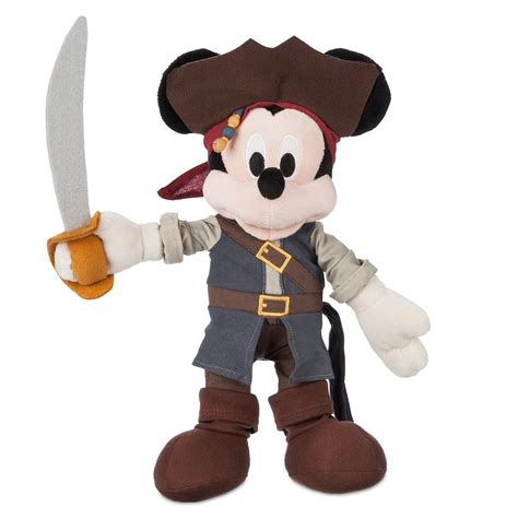 Mickey Mouse Plush - Pirates of the Caribbean - Small - 12'' | Mickey mouse, Pirates of the ...