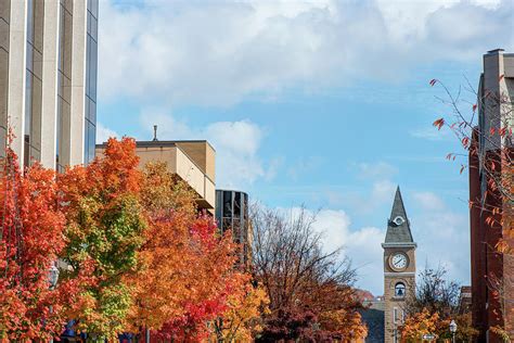 Downtown Fayetteville Arkansas Autumn Colors Photograph by Gregory Ballos | Pixels