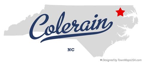 Map of Colerain, NC, North Carolina