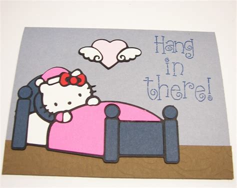 Hello Kitty Get Well Soon Card - Etsy