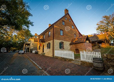 Old Brick House in the Old Salem Historic District, in Winston-Salem ...