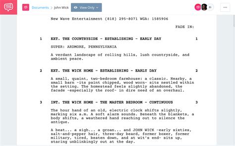 Screenplay Example — Elements & Format Explained