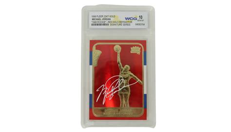 Michael Jordan Limited Edition Gold Card - CharityStars