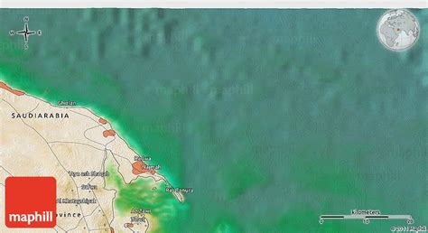 Satellite 3D Map of Ras Tanura