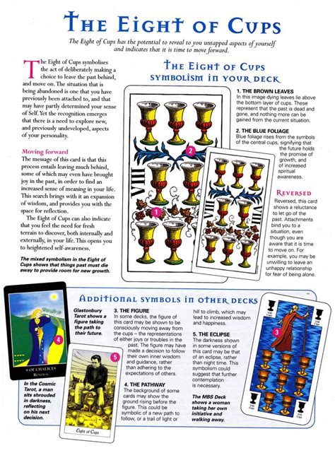 44 best ideas about Eight of Cups on Pinterest | Facts of life, Trekking and Tarot card meanings