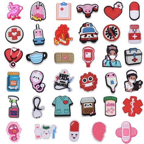 Hot-Sale-1Pcs-Doctor-Nurse-Crocs-Charms-for-Crocs-Accessories-Pin-Kids ...