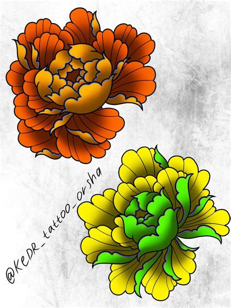 Цветы тату tattoo flowers | Idee