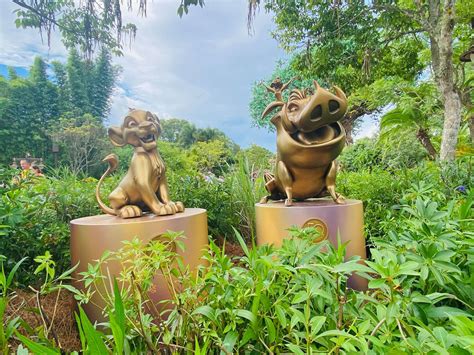 First Look at Fab 50 Statues at Animal Kingdom - MickeyBlog.com