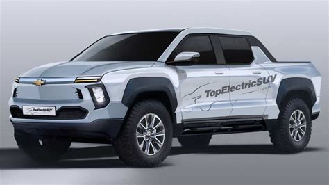 Chevrolet Electric Pickup Truck Rendered Based On Teasers