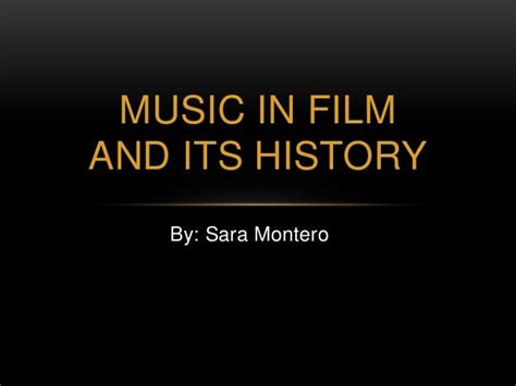 History of Film Music