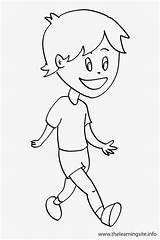 Walking Coloring Pages sketch template