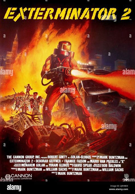 FILM POSTER, EXTERMINATOR 2, 1984 Stock Photo - Alamy