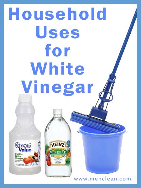 5 Household Uses for White Vinegar - MenClean.com