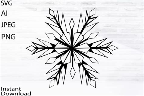 Snowflake Christmas SVG Cut Files Graphic by nazarovatetyana21 ...