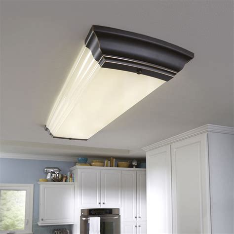 Fluorescent Kitchen Ceiling Light Fixtures - Good Colors For Rooms