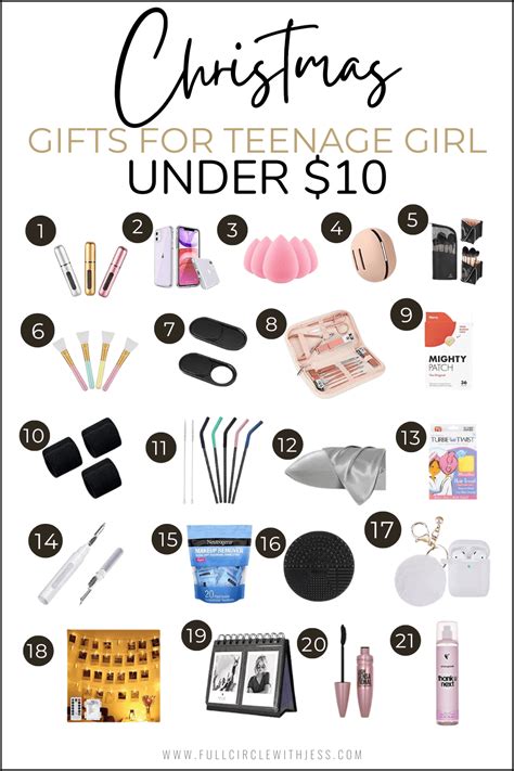 19+ Christmas Gifts For Teen Girl Under $10 That She Is Bound To Love - Full Circle With Jess