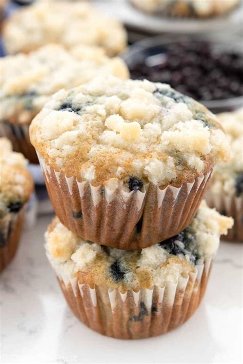 Banana Blueberry Muffins - Crazy for Crust