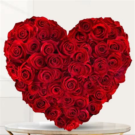 Red Rose Heart Flower Pictures | Best Flower Site