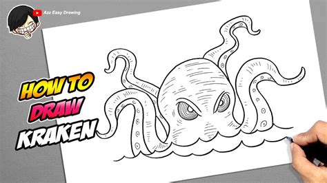 How to draw Kraken - YouTube