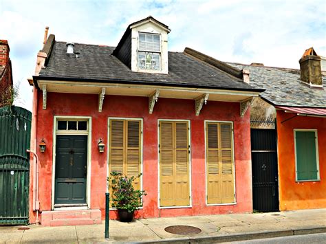 Creole Cottages in New Orleans French Quarter Bungalow Cottage, Creole Cottage, Voodoo Shop ...