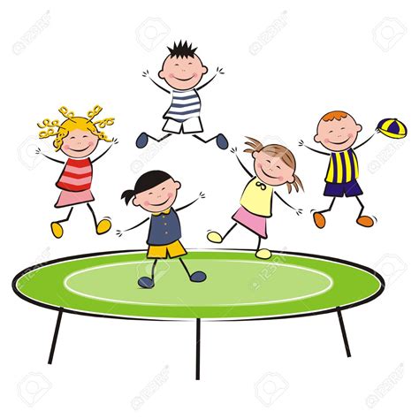 Trampoline clipart - Clipground