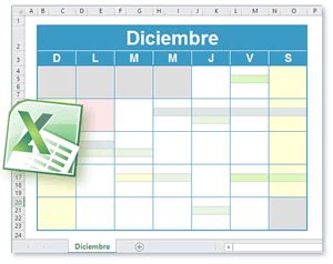 Plantilla Formato De Calendario En Excel