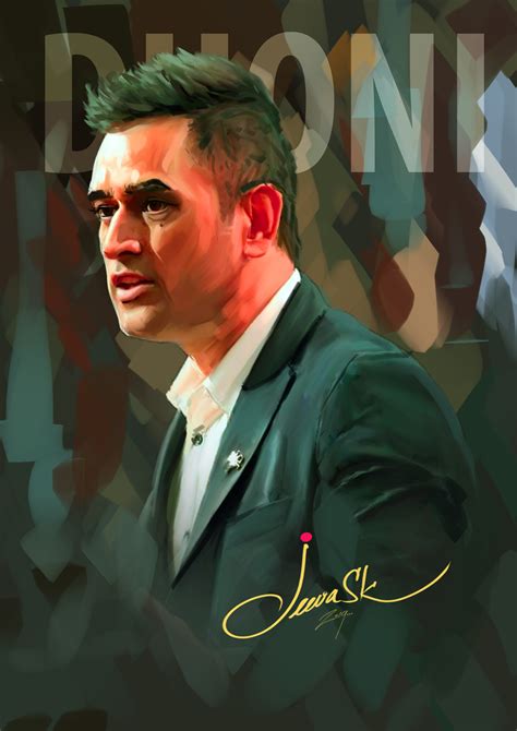 Jeeva Artist - MS DHONI