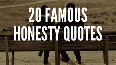 20 Famous Honesty Quotes