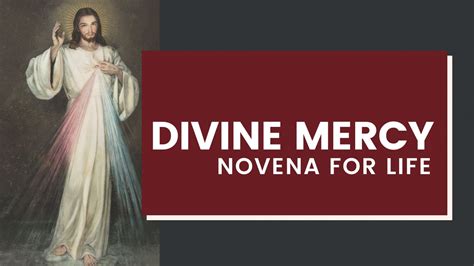 Divine Mercy Novena for Life | Good Shepherd Catholic Community