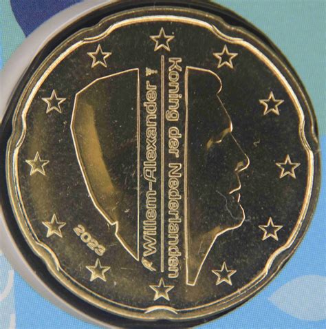 Netherlands 20 Cent Coin 2023 - euro-coins.tv - The Online Eurocoins Catalogue