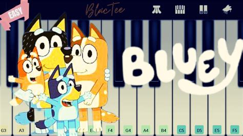 BLUEY - Theme Song | EASY Piano Tutorial Chords - Chordify